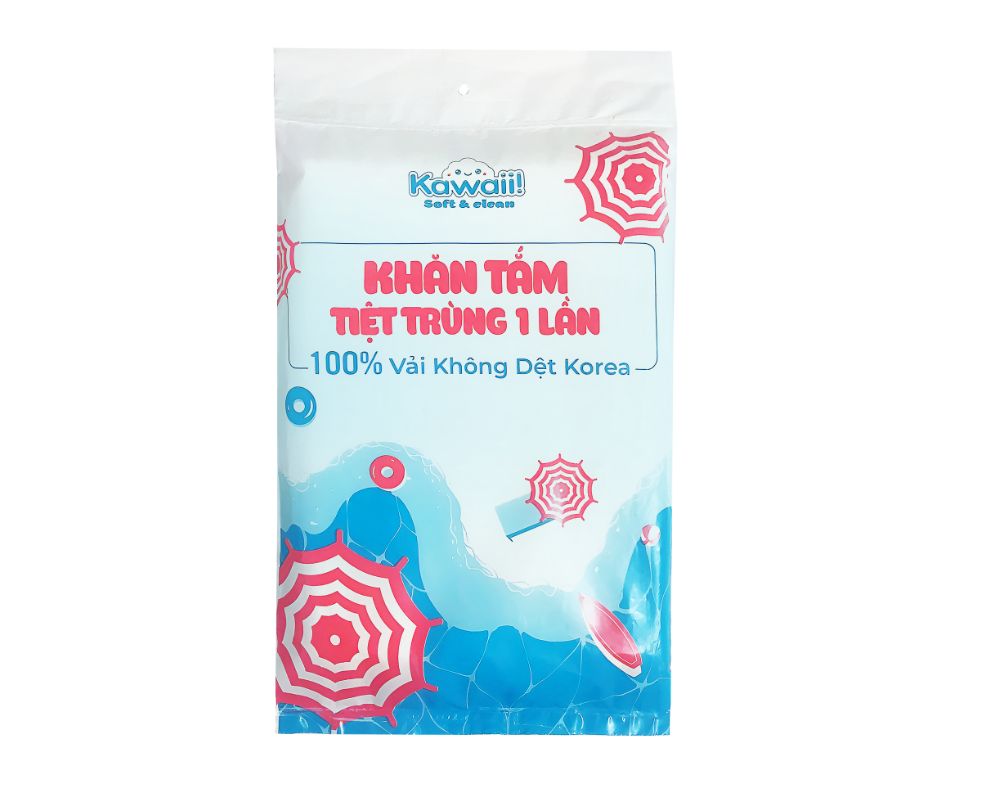 Khăn tắm dùng 1 lần của Vina Green Plus