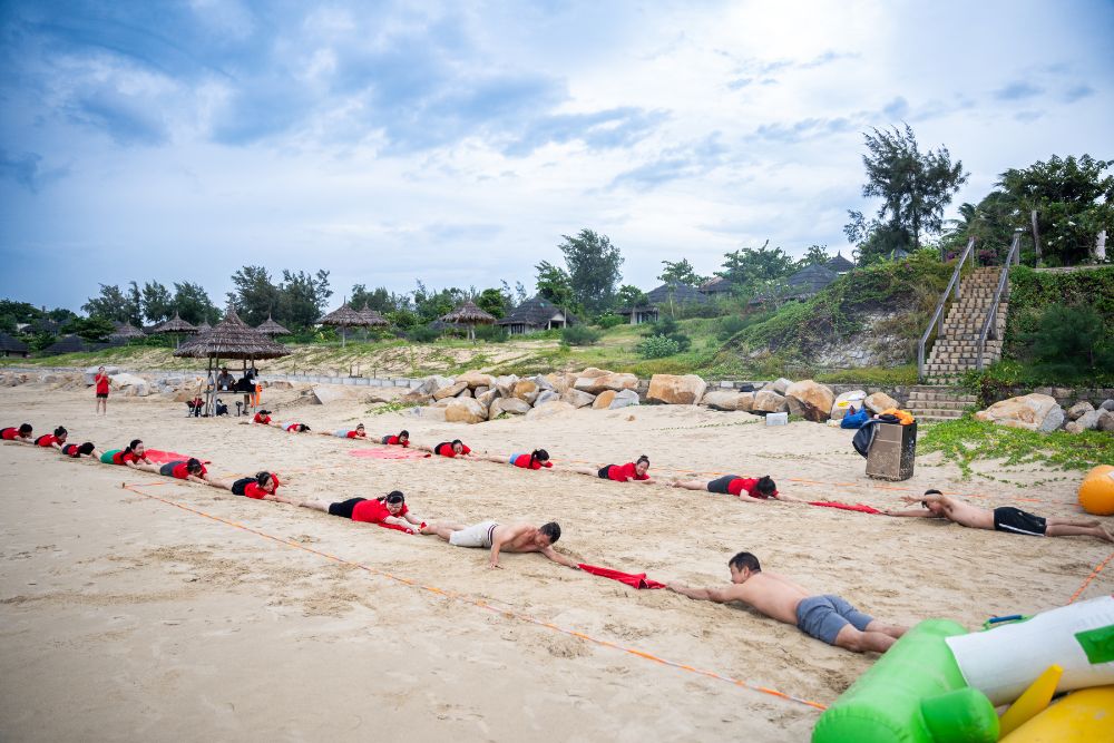 Các trò chơi team building thể hiện tinh thần đoàn kết