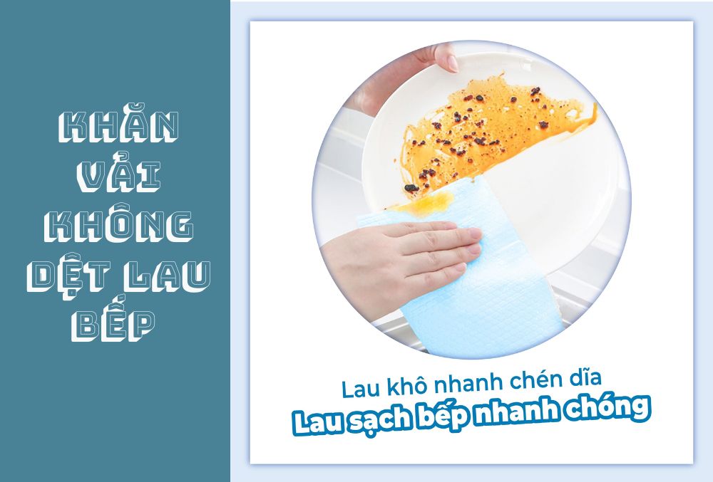 Ứng dụng của khăn giấy lau bếp trong gia đình