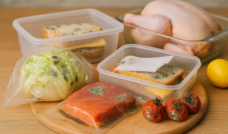 Sử dụng khăn lau thực phẩm chuyên dụng để thấm khô thực phẩm