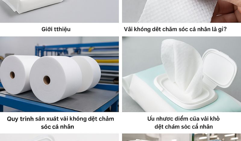 Ưu nhược điểm của vải không dệt chăm sóc cá nhân