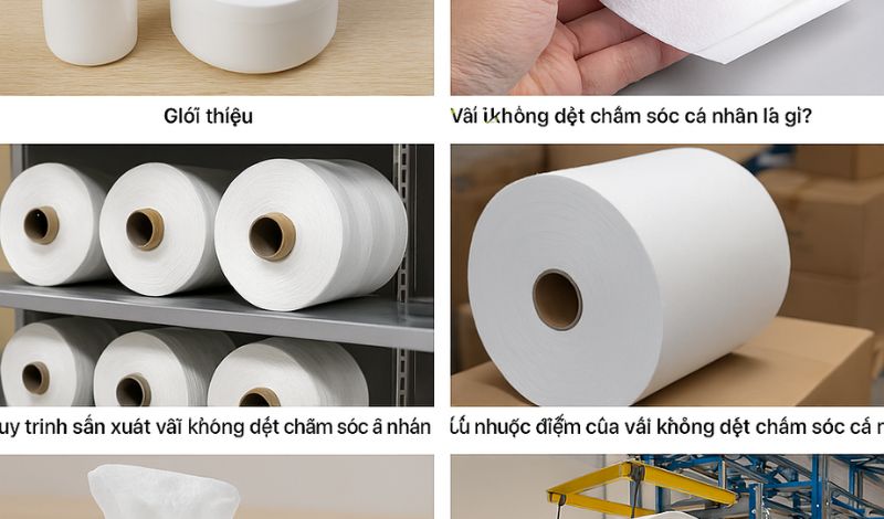 Quy trình sản xuất vải không dệt chăm sóc cá nhân