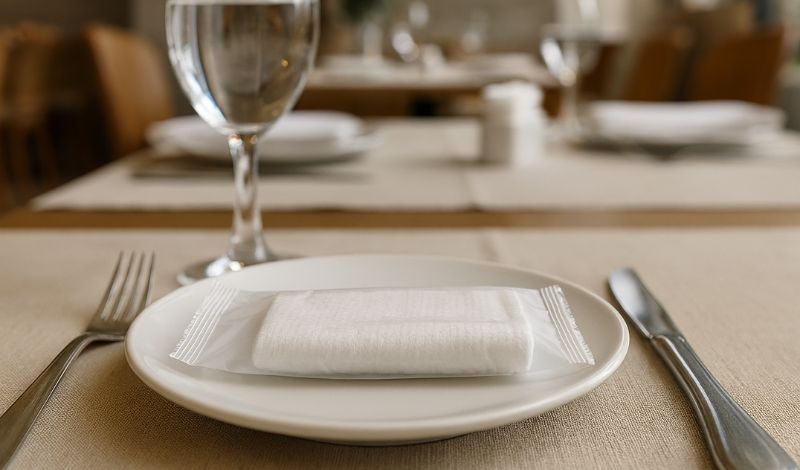 Quy trình sản xuất khăn lạnh nhà hàng từ vải không dệt