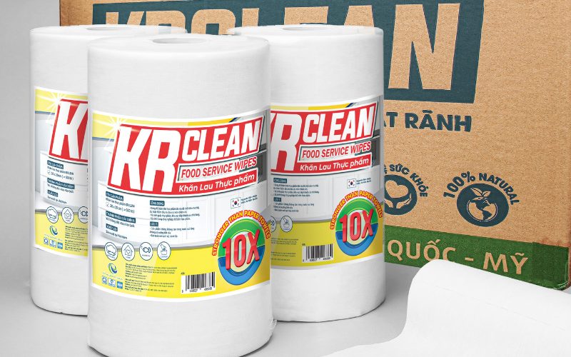 Khăn lau bếp Krclean trắng
