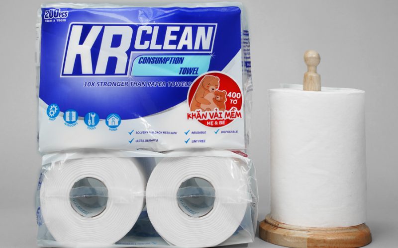 khăn vải mềm cho mẹ và bé KR Clean VinaGreen