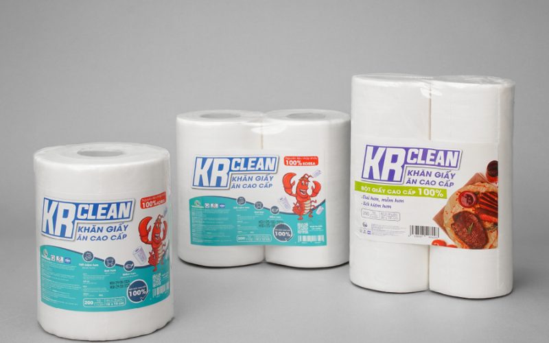3 loại khăn giấy ăn KRCLEAN