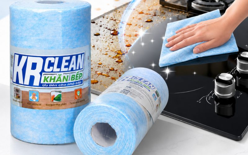 Các Mẹo Sử Dụng Khăn Lau Bếp Krclean Để Làm Sạch Nhanh Hơn