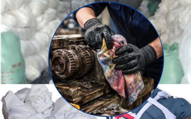 Giải Pháp Thay Thế Giẻ Lau Thừa_ Khăn Lau Máy Móc Công Nghiệp Chuẩn Sạch