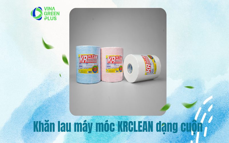 Khăn Lau Máy Móc KRClean Cuộn