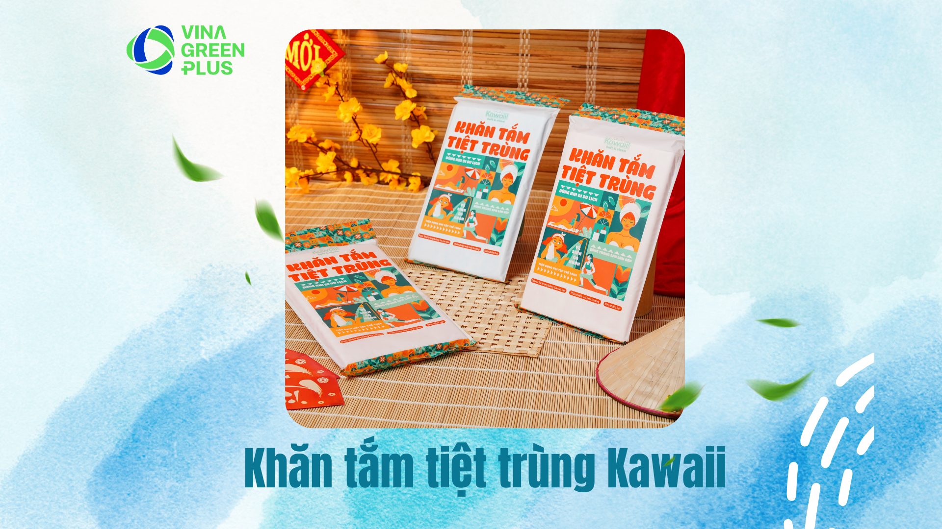 Khăn Tắm Tiệt Trùng Kawaii - An Toàn Lành Tính Và Tiện Lợi Đồng Hành Cùng Bé Đi Du Lịch