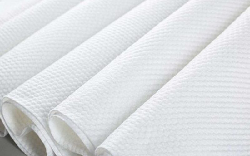 ảnh cận cảnh chất liệu vải không dệt của khăn
