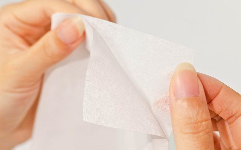 kết cấu khăn giấy ăn 1 lớp siêu mềm mịn