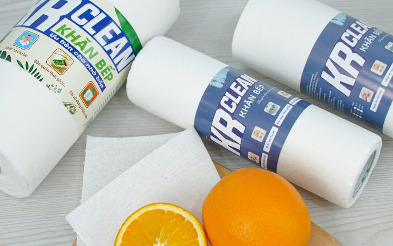 khăn lau bếp KRCLEAN trắng