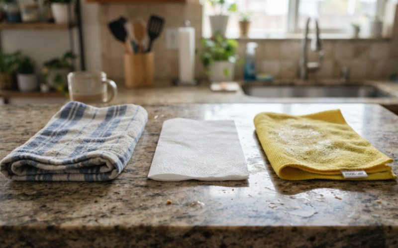 phân biệt khăn lau bếp khăn giấy ăn khăn lau cá
