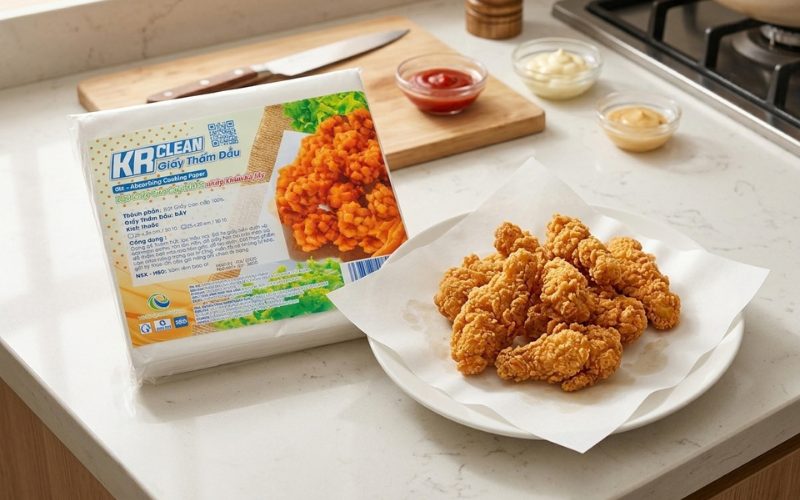 Giấy Thấm Dầu Thực Phẩm KRClean