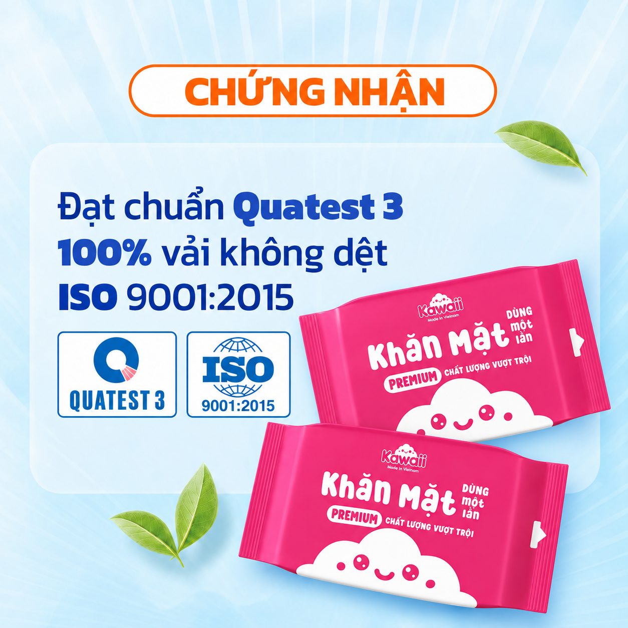 Khăn khô dạng bịch Kawaii 5 Khăn khô dạng bịch Kawaii 5