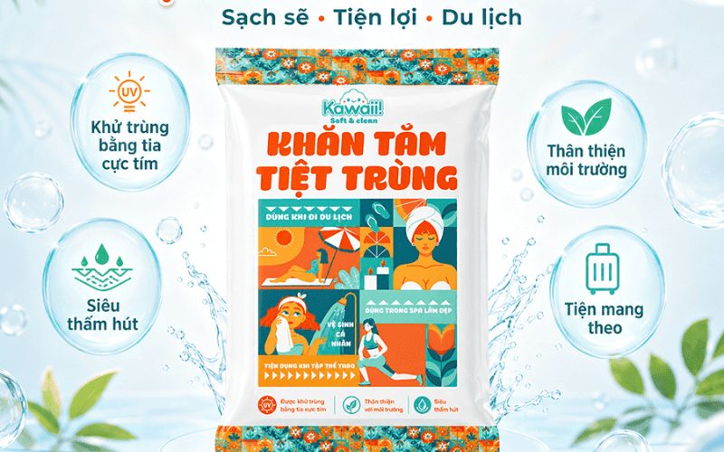 Khăn tắm dùng 1 lần