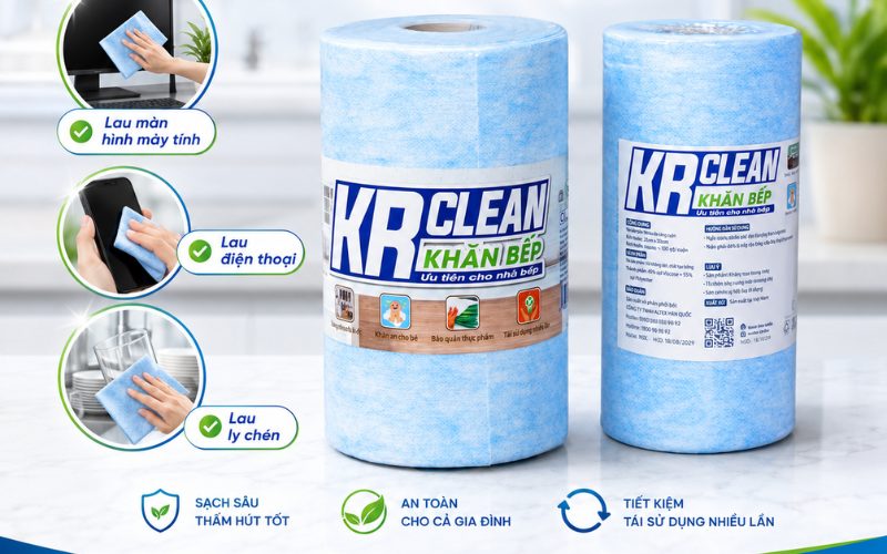 Ứng Dụng Đa Năng Của Khăn Cuộn KRClean Trong Đời Sống