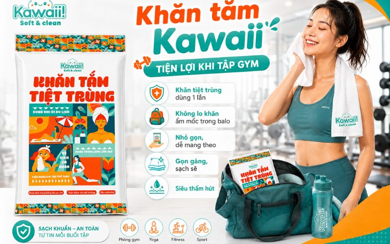 Ứng Dụng Đa Năng Của Khăn Tắm Dùng 1 Lần Kawaii