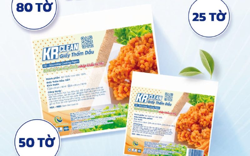 kích thước giấy thấm dầu thực phẩm
