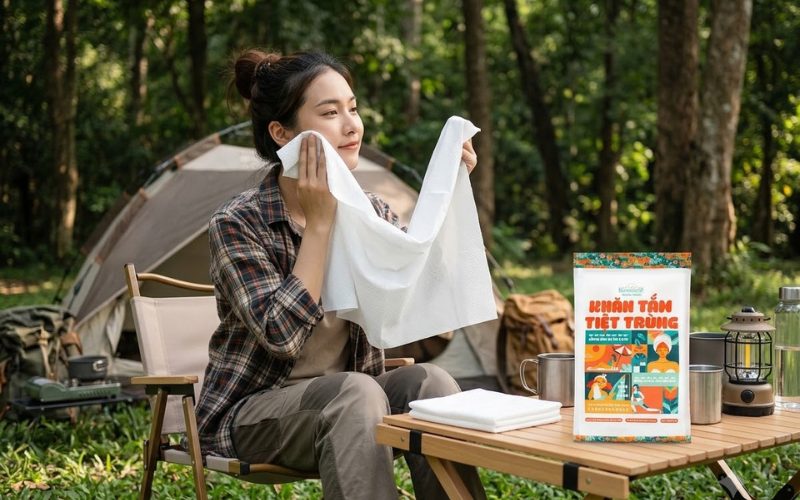 Chuẩn bị đồ vệ sinh gọn nhẹ cho chuyến cắm trại