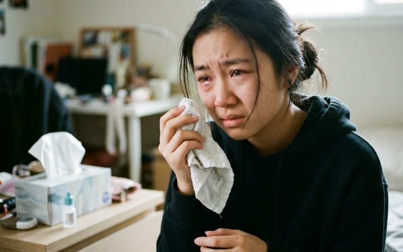Dùng Chung Khăn Mặt Có Lây Đau Mắt Đỏ Không