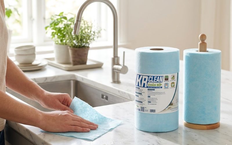 Khăn Lau Bếp Dùng 1 Lần Kr Clean