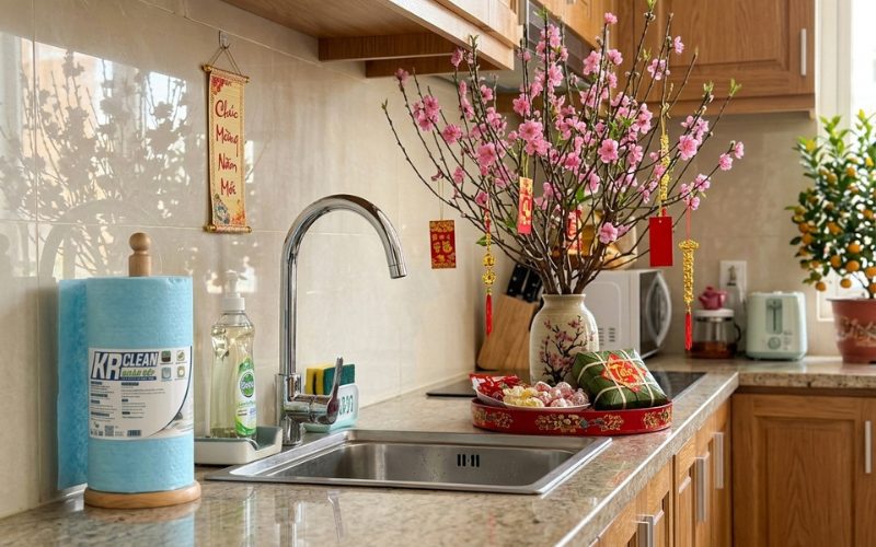 dọn bếp đón Tết sớm
