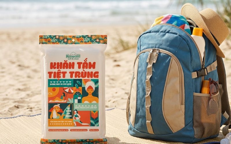 khăn tắm dùng 1 lần tiện lợi